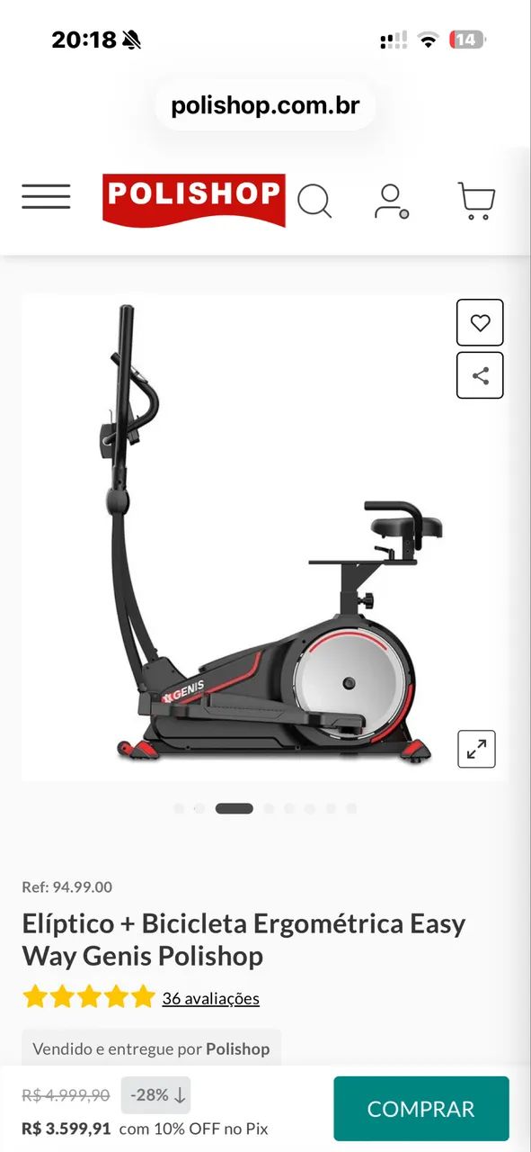 Elíptico + bicicleta ergométrica  - Foto 4