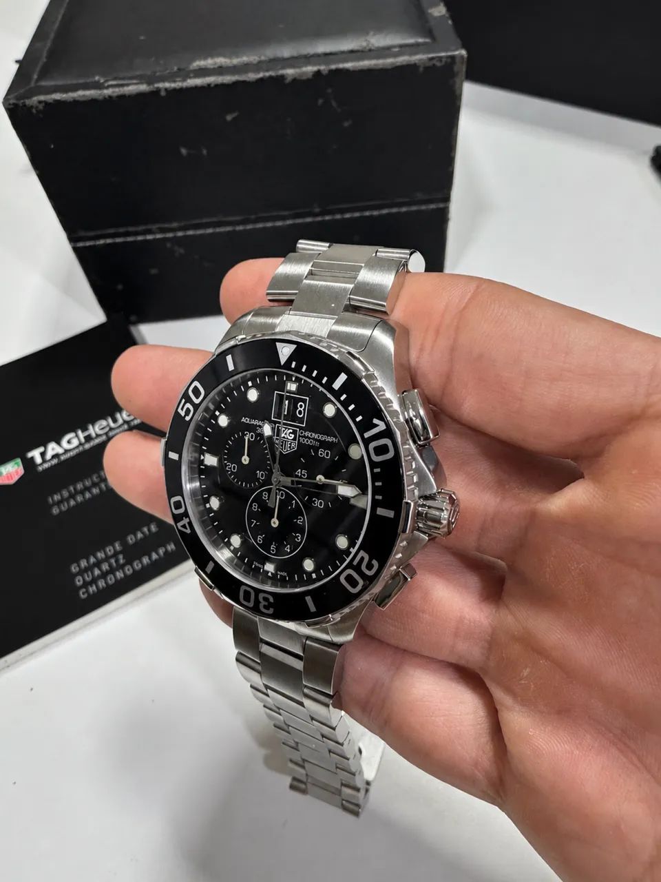 Relógio TAG Heuer Aquarecer CAN1010 - Completo - Foto 3