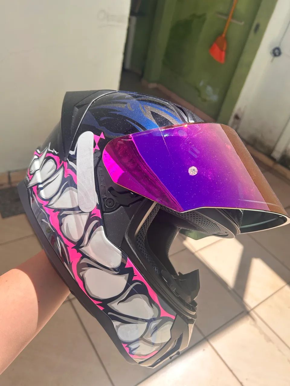 Capacete LS2 Vigo Sarbul com 2 viseiras  - Foto 2