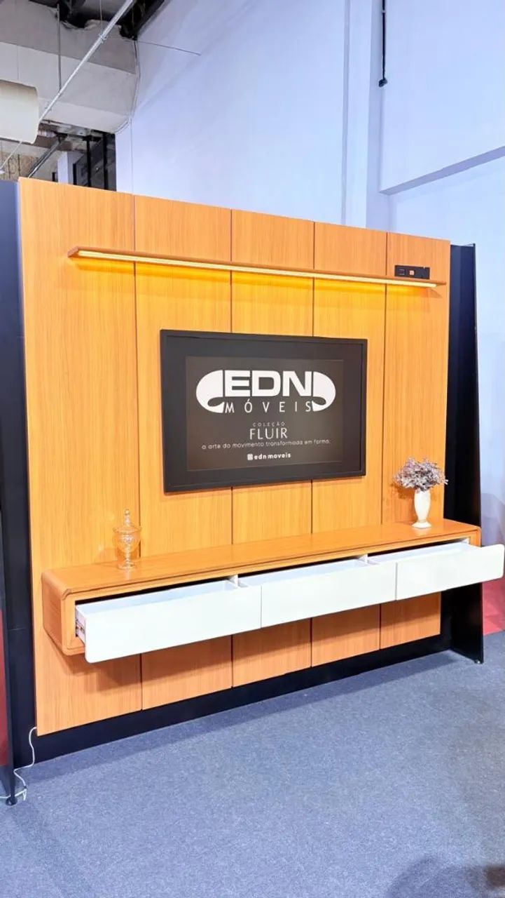 Painel EstoEstone  Com Led e Nicho