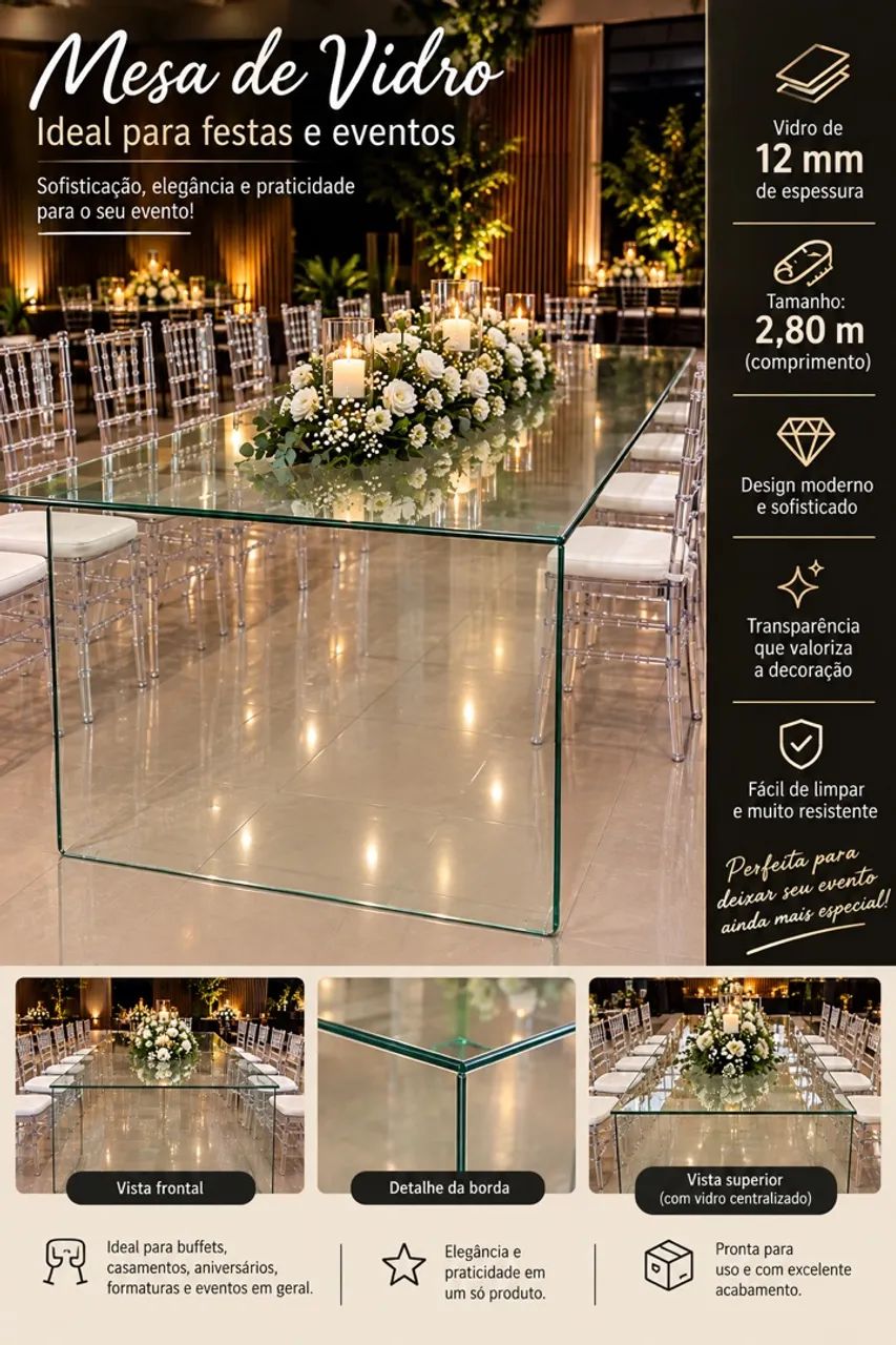 Mesa de vidro