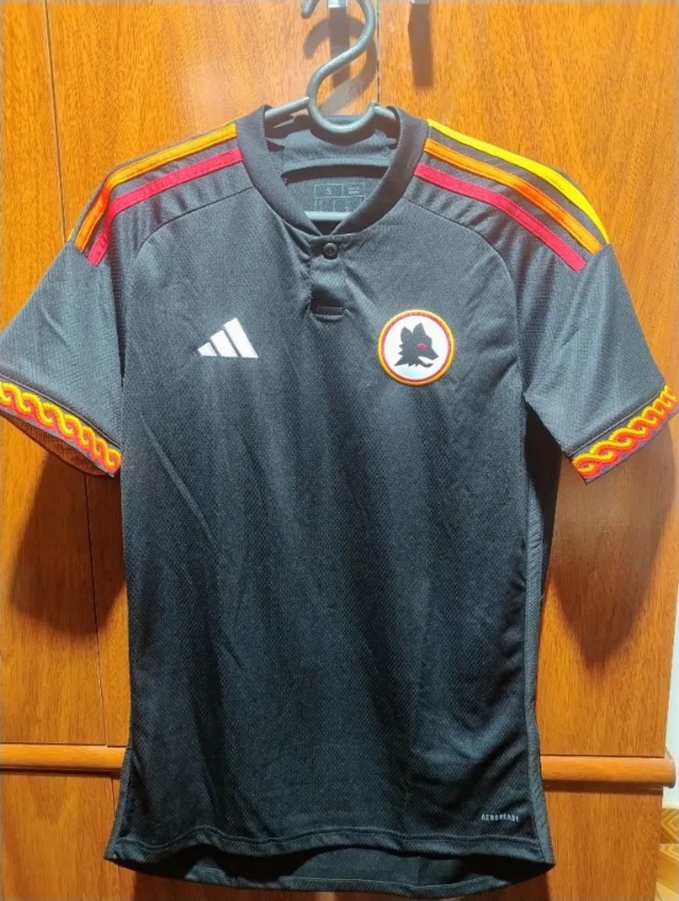 Camisa Roma Third 2023/24 - Preta