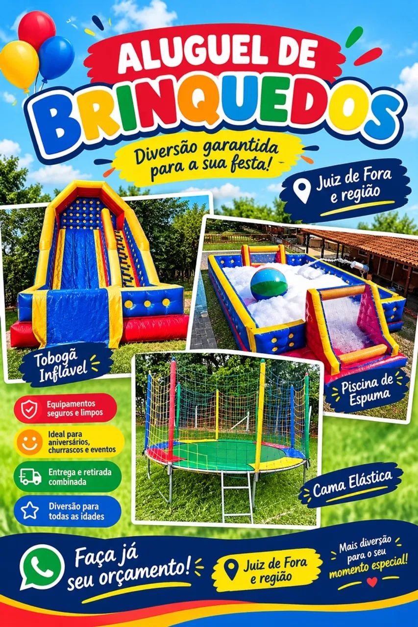 Aluguel brinquedos