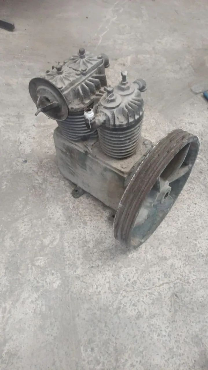 Cabeçote e tambor para compressor a ar