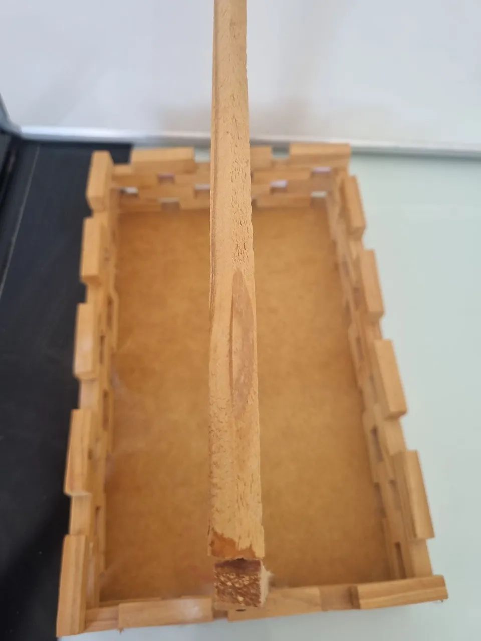 Cesta de madeira - Foto 2