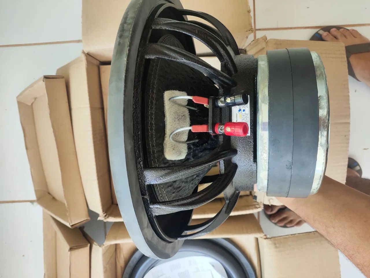 2 Subwoofer Zetta Áudio 900rms/ 1800Max zerado - Foto 2