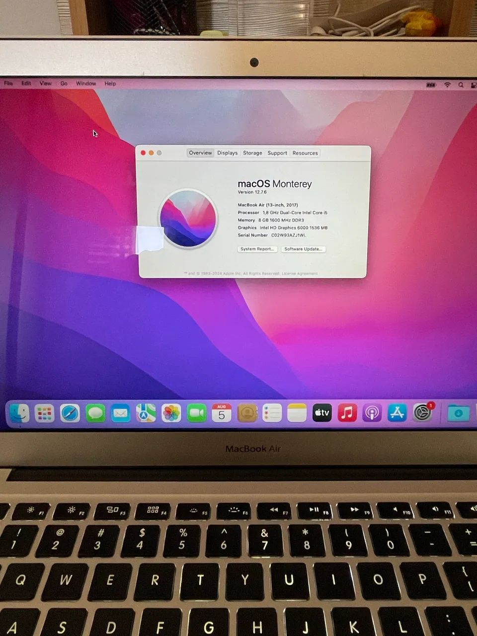 Apple Macbook Air 13 2017/18 SSD 256gb 8GB RAM - Core i5  - Foto 3