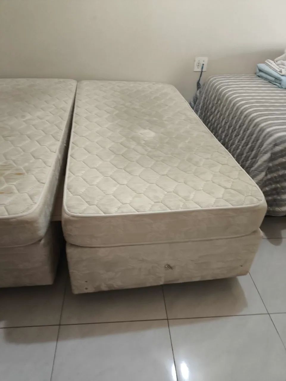 Cama box Solteiro + Colchão 