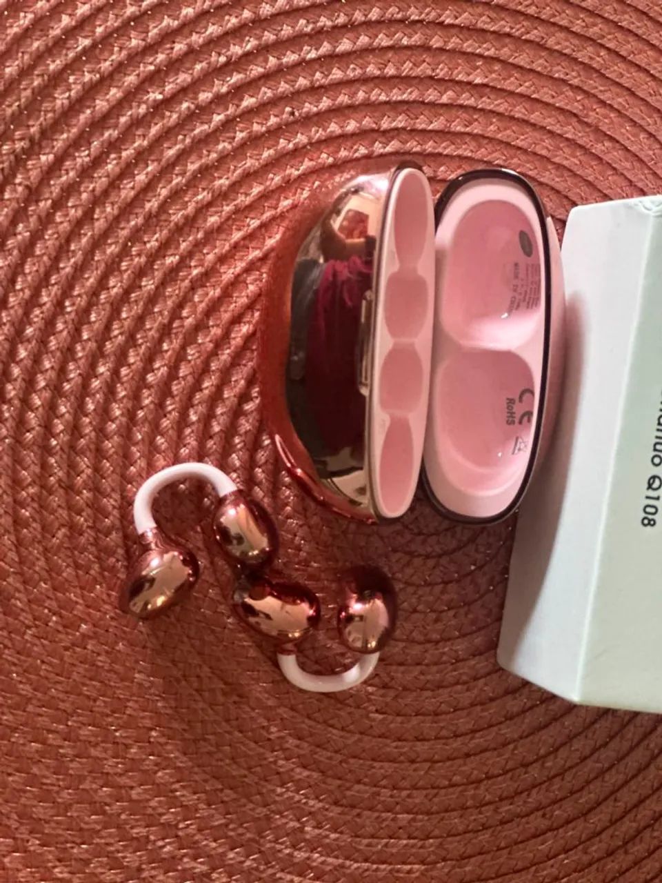 ? Fone Bluetooth Clip-On Open-Ear Rosa - Foto 5