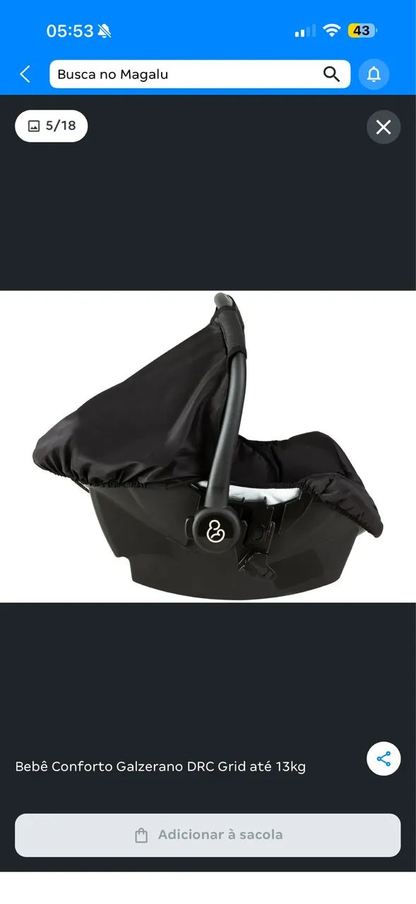 Bebê conforto com base para carro  - Foto 4