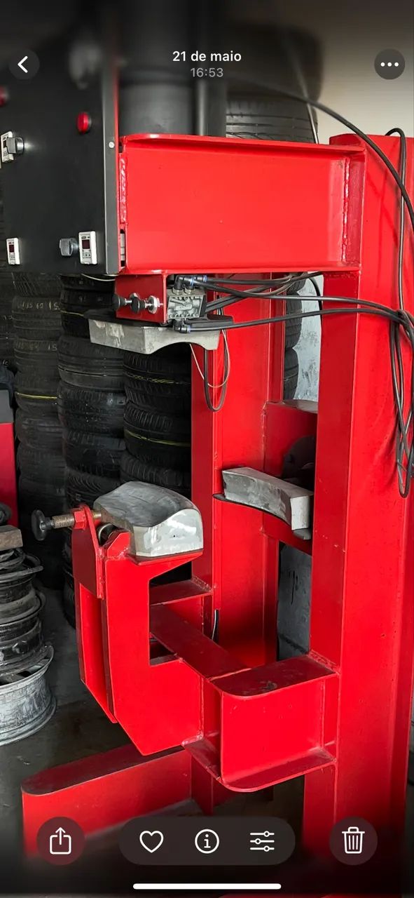 Máquina vulcanização vulcanizadora 220 Pneumatica