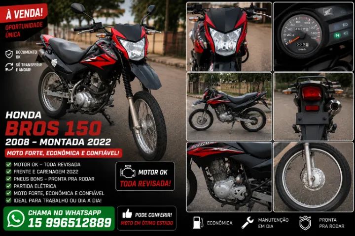 Honda bros 2008 150 esd