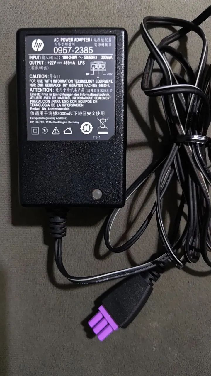 Fonte Original para Impressora HP Plug Roxo - Foto 2