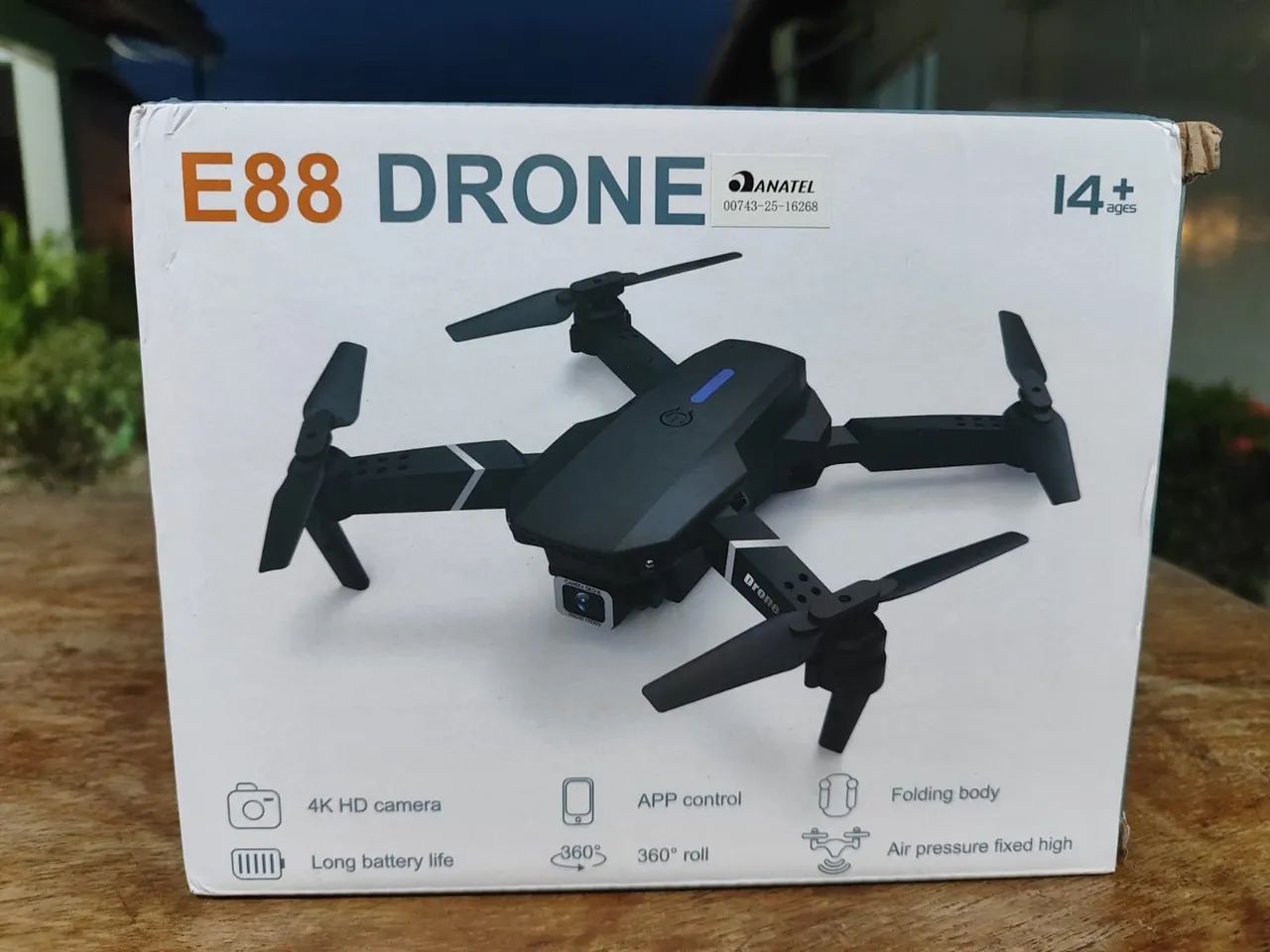 Drone E88 - NOVO LACRADO - Foto 4
