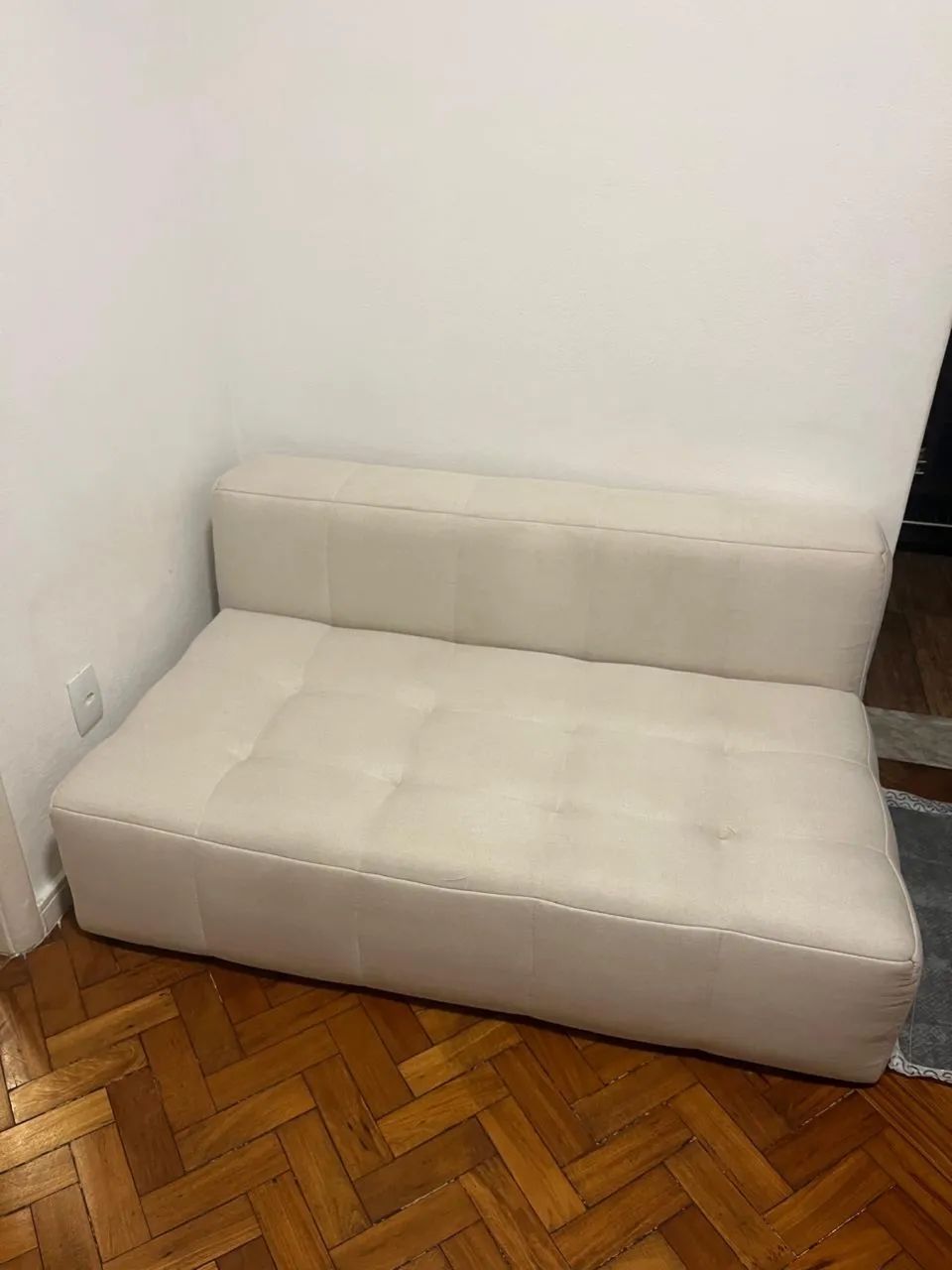Sofá Mobly Modular Soho Linho Cru - 2 a 3 lugares - Foto 3