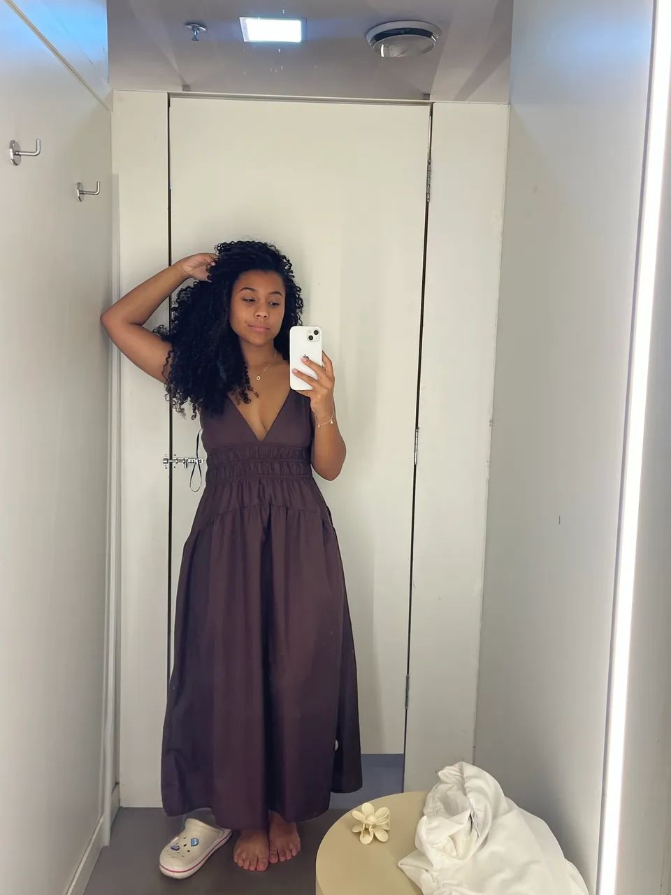 Vestido midi marrom - Renner  - Foto 3