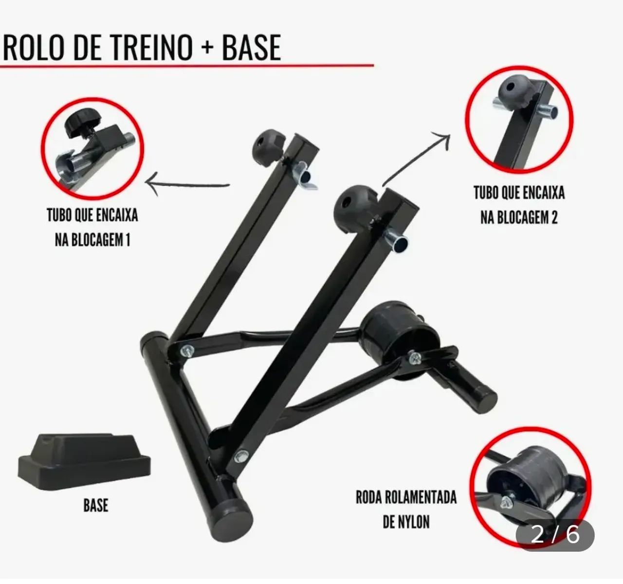 Rolo de treinamento para Bikes - Foto 3
