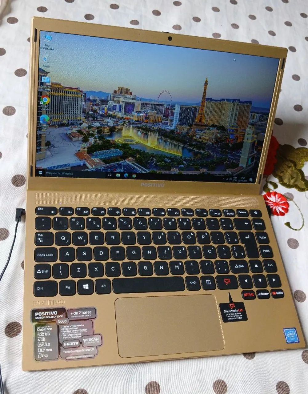 Notebook Zerado - 4GB RAM - 500GB HD