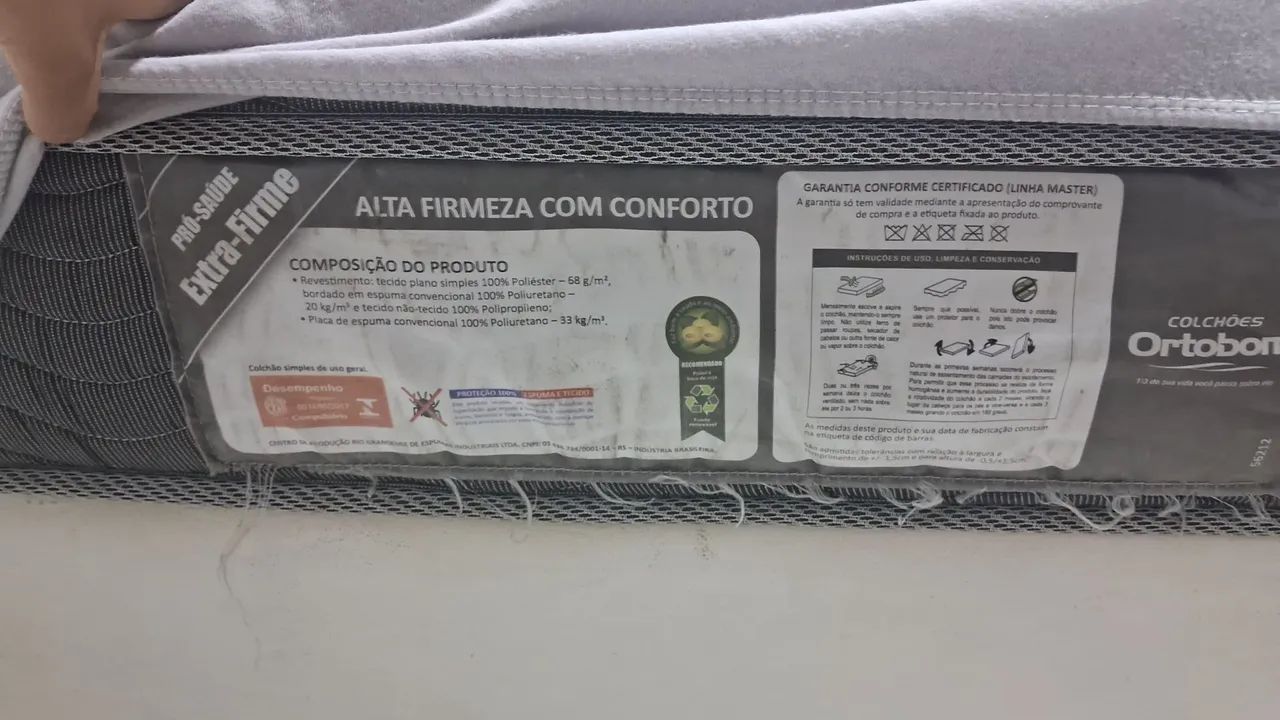 Cama box + Colchão Ortobom  - Foto 3