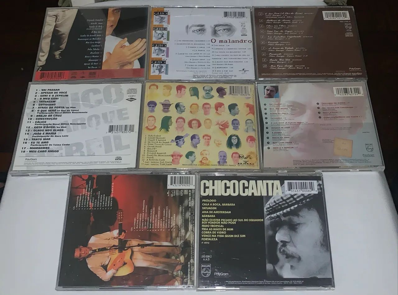 8 CDs Chico Buarque oportunidade rara lote espetacular  - Foto 2