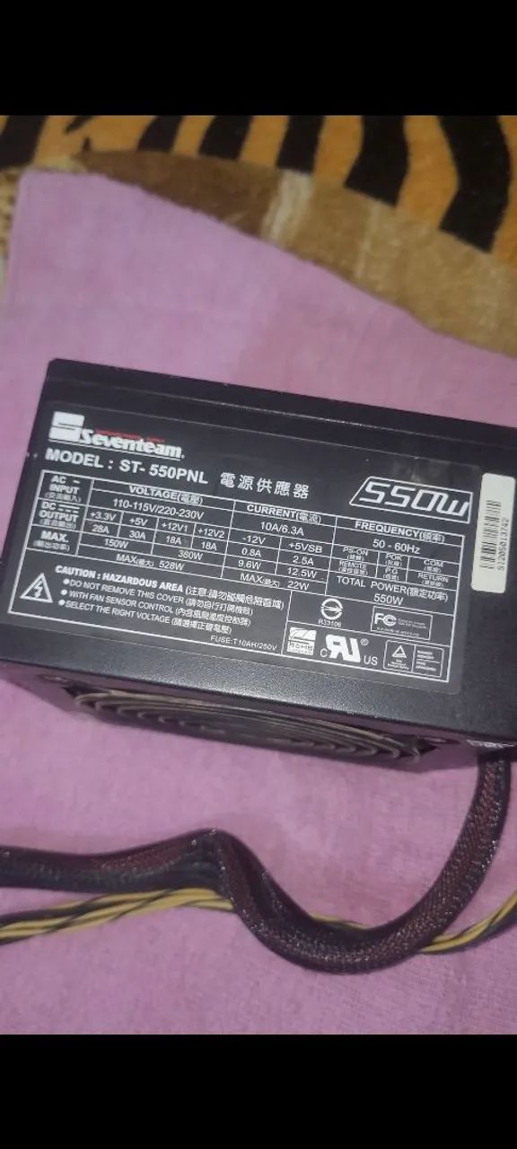 Fonte PC 550w