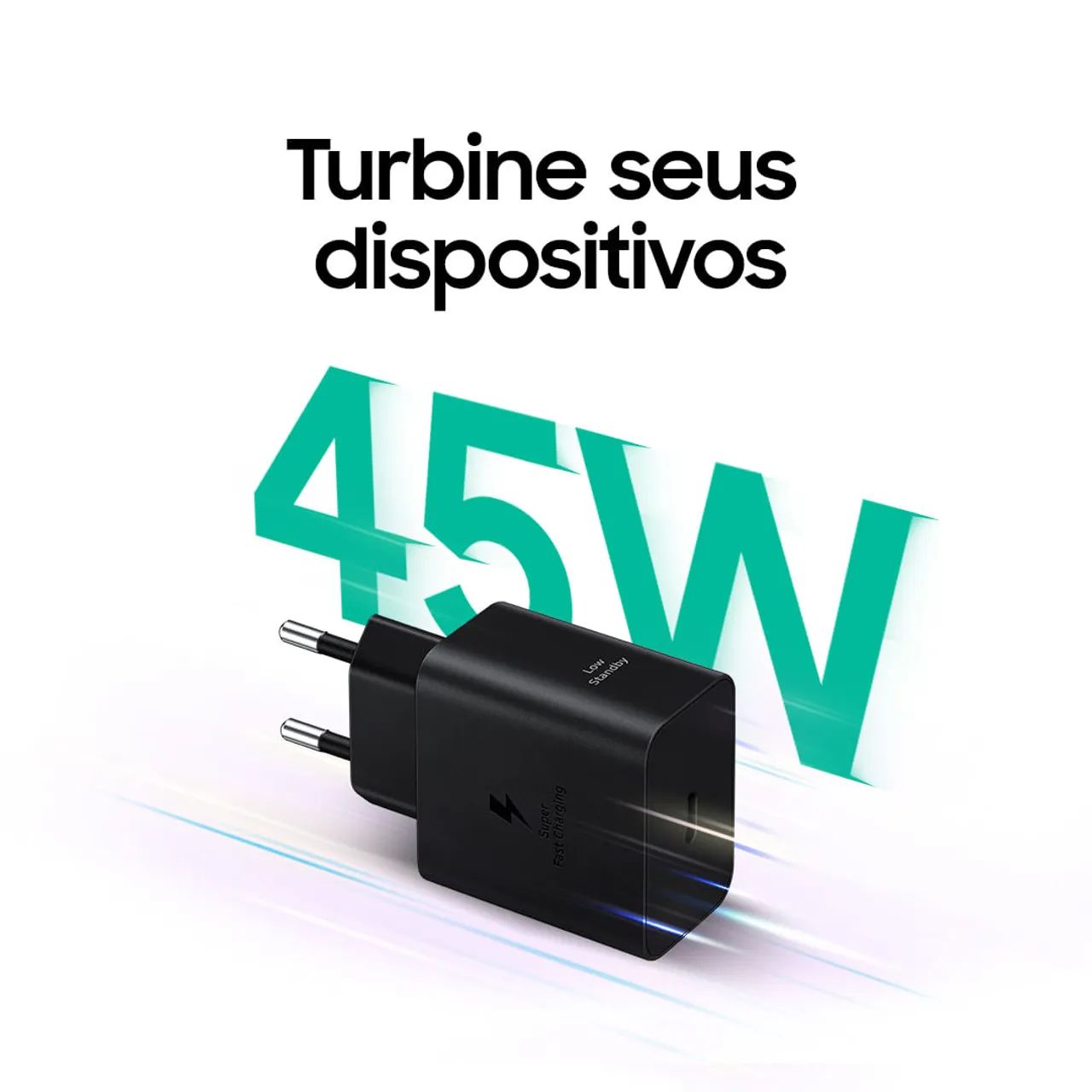 Carregador 45w Samsung + cabo 1,8m - Foto 4