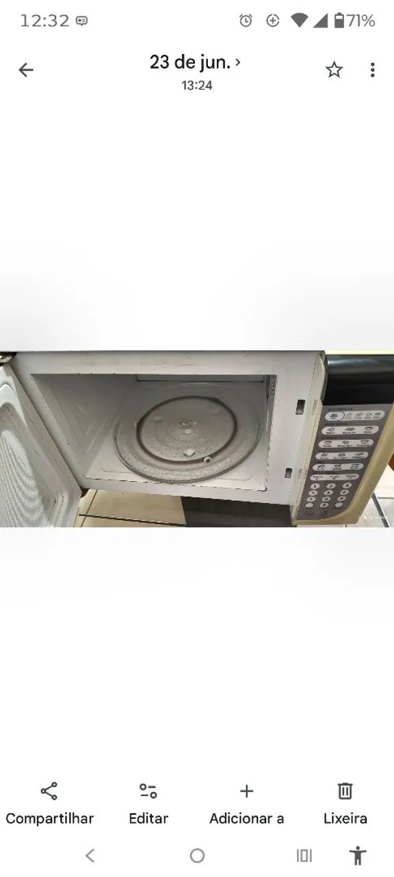 Vendo microondas Eletrolux usado em estado bom  - Foto 2