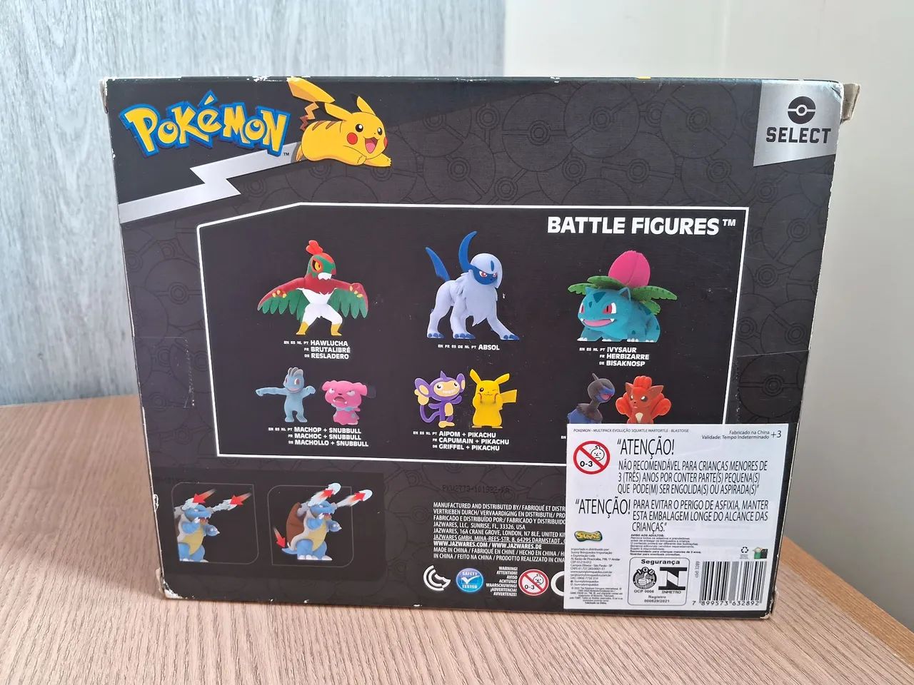 Pokémon Select Squirtle Warturtle Blastoise Multipack Evolution Figure - Foto 2