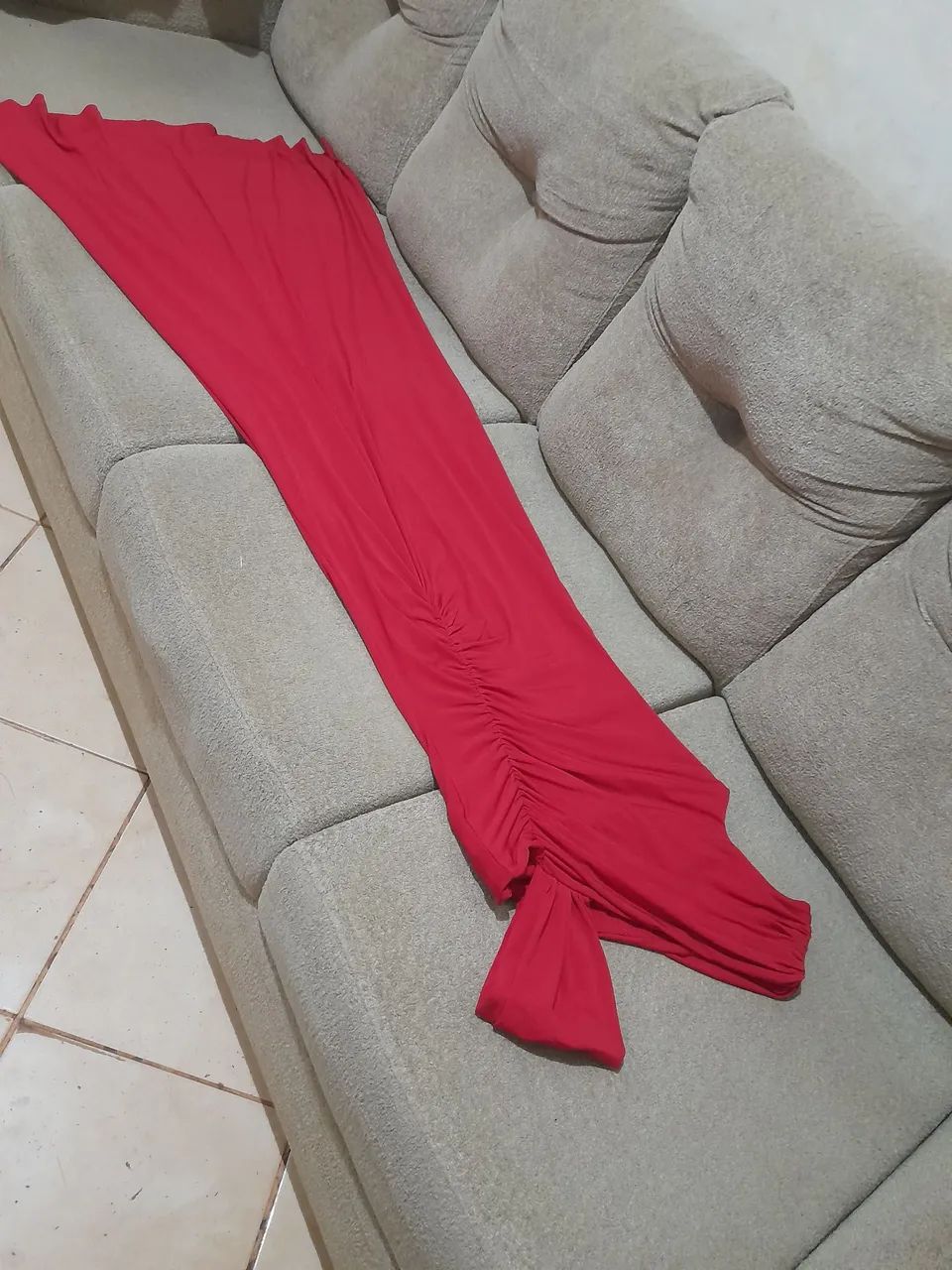 Vestido Vermelho  Longo Madrinha  - Foto 2