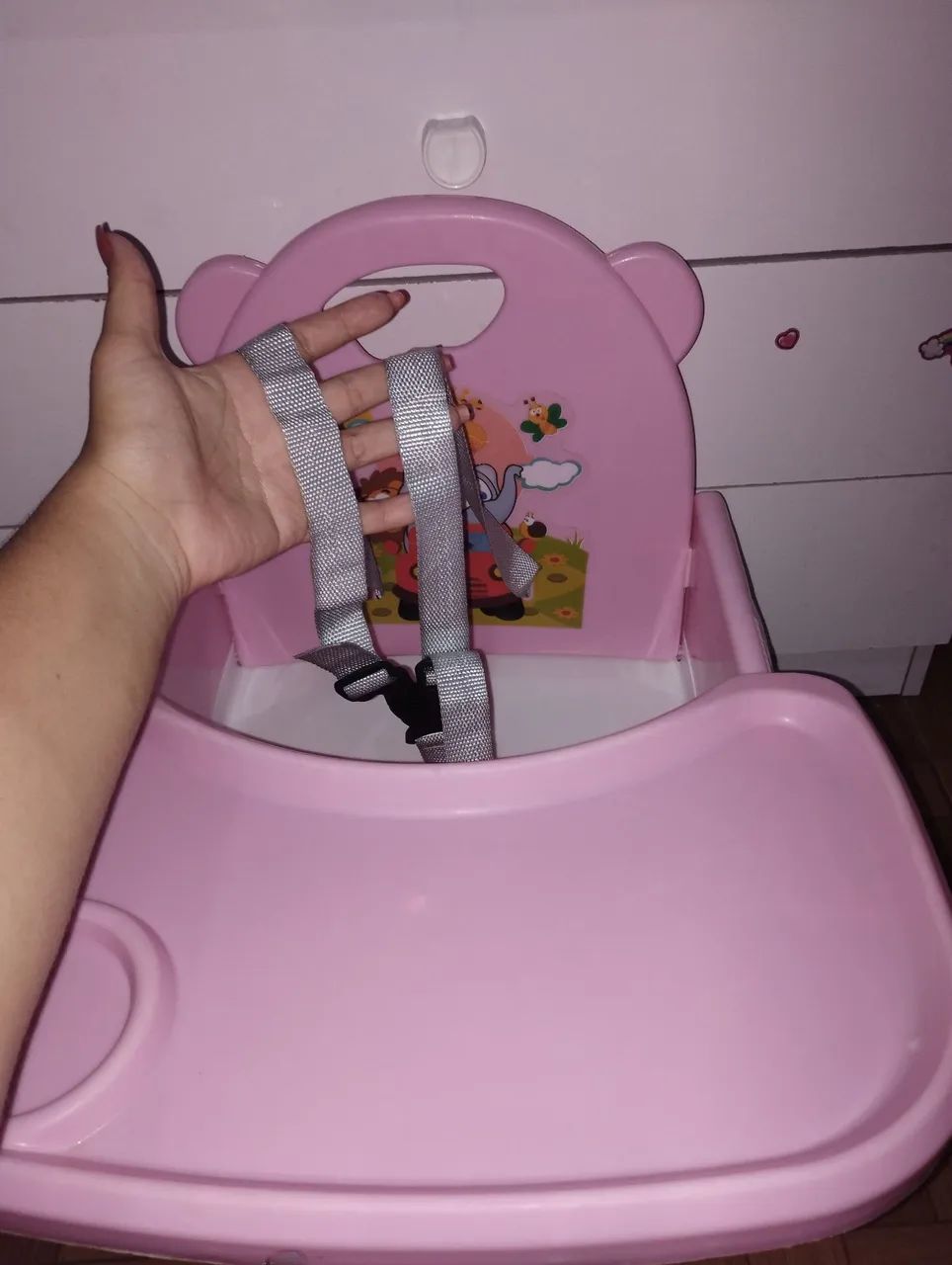 Cadeira de alimentação infantil menina  - Foto 2