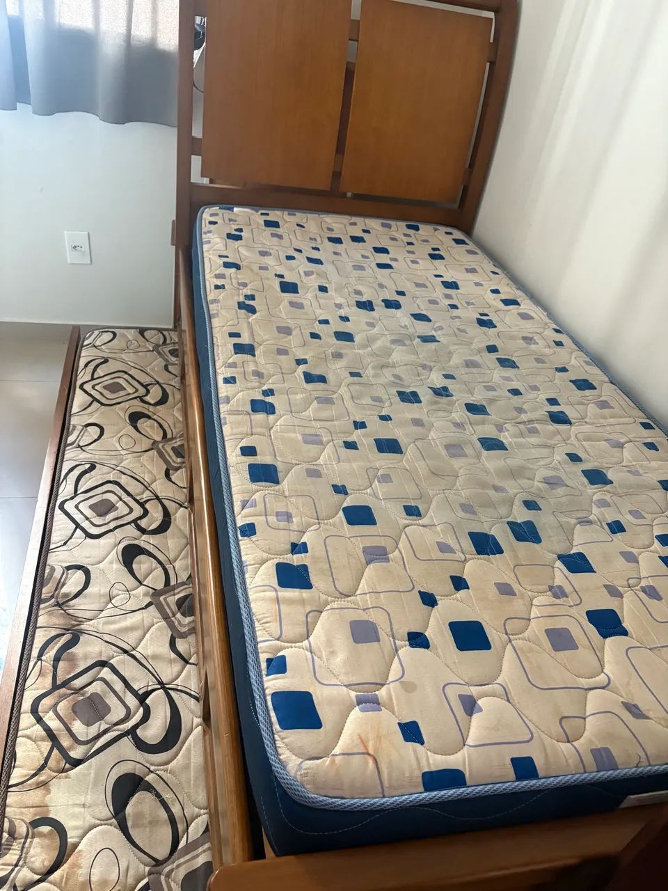 Cama de solteiro madeira - Foto 2