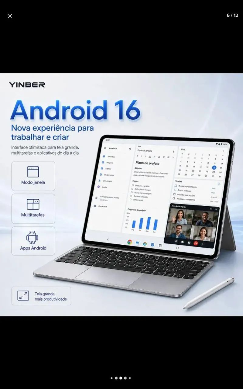 NOTEBOOK TABLET 2 EM 1 - Foto 5
