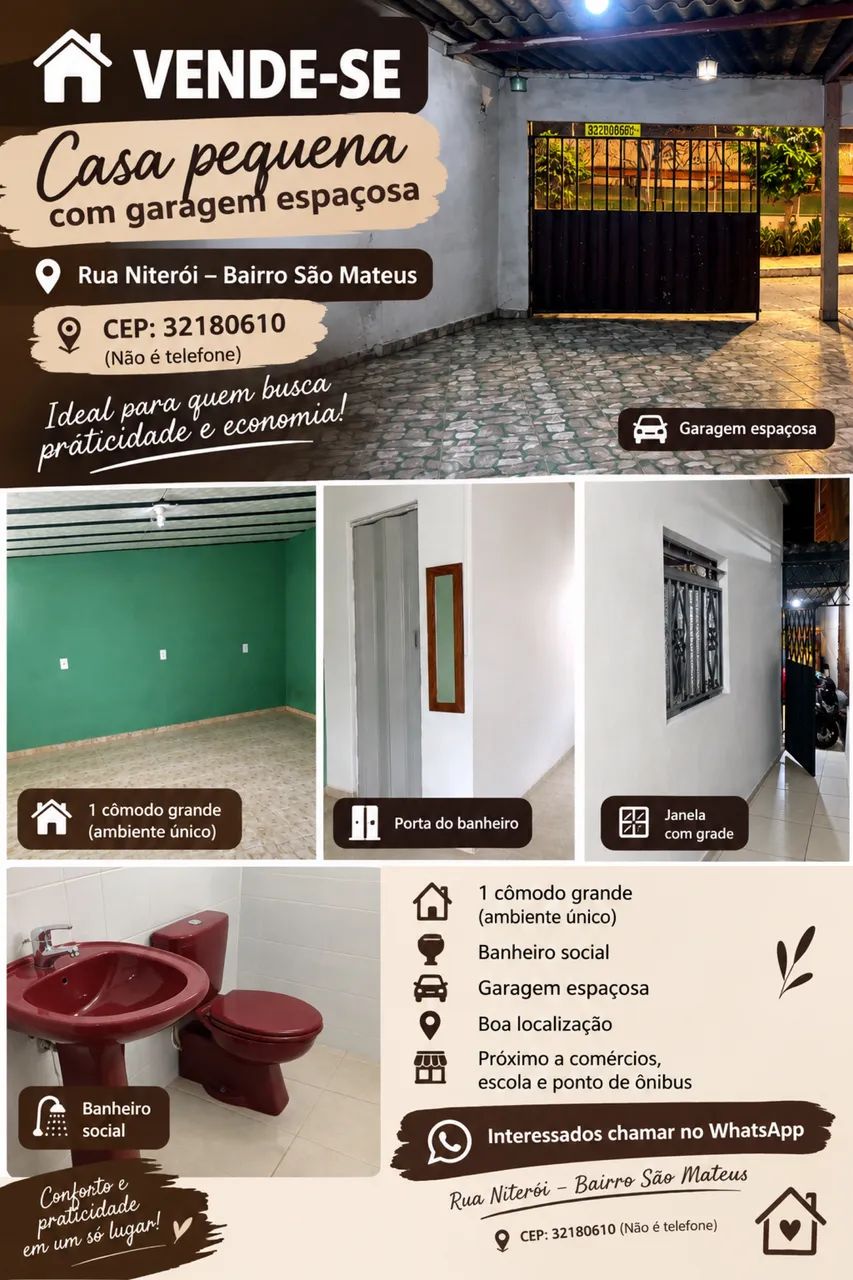 Casa com garagem 