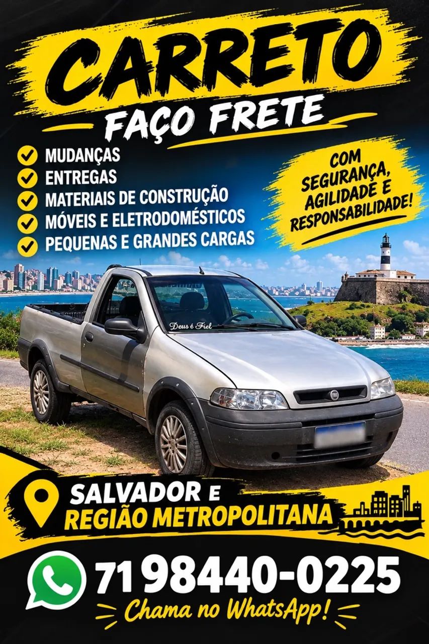 PRECISOU DE CARRETO? É SÓ CHAMAR.