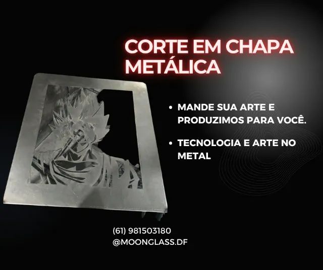 Corte em chapa metálica - pronta entrega