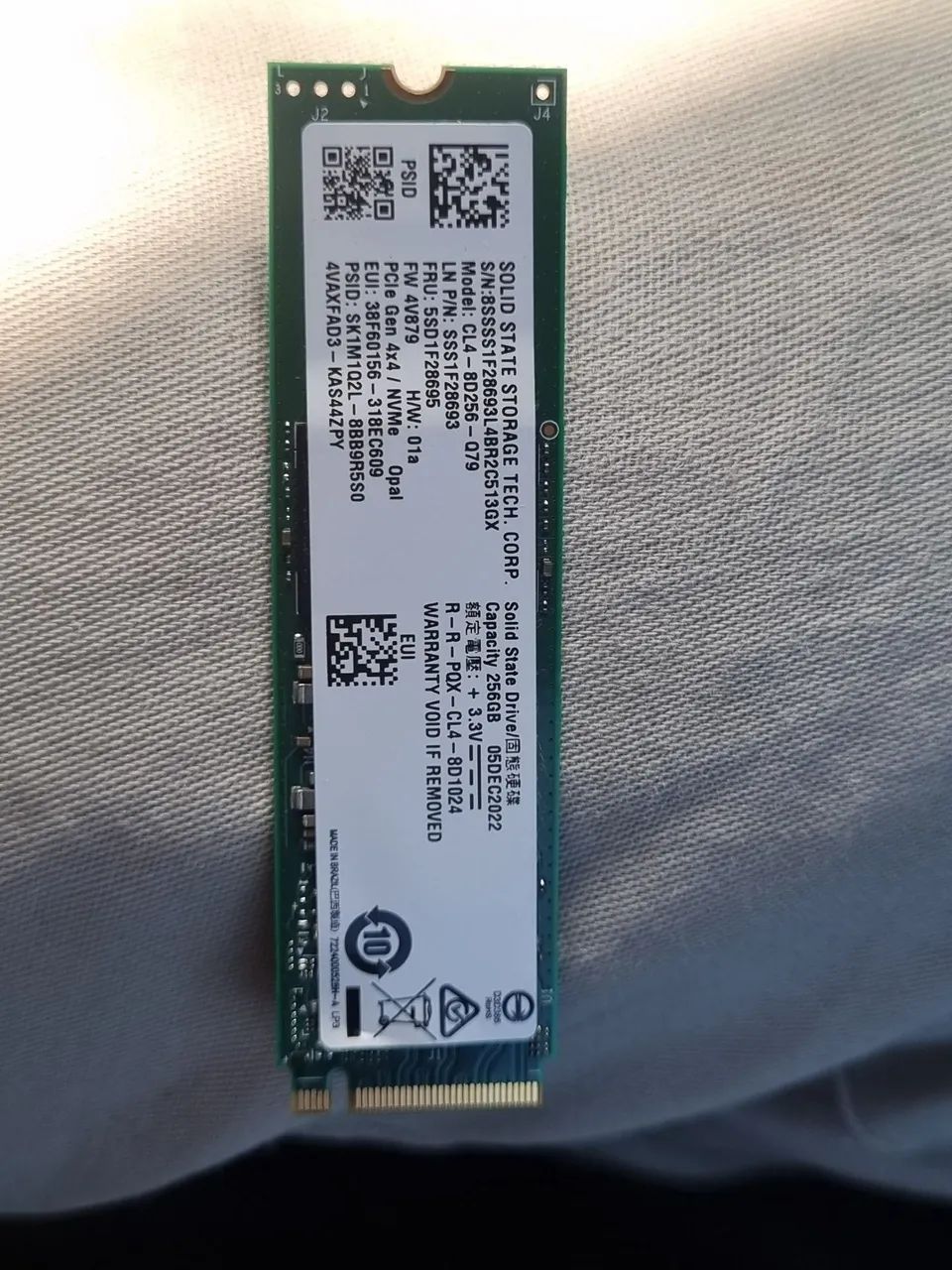 SSD NVME M.2 256GB