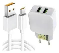 Carregador completo turbo iPhone, tipo C ou V8 