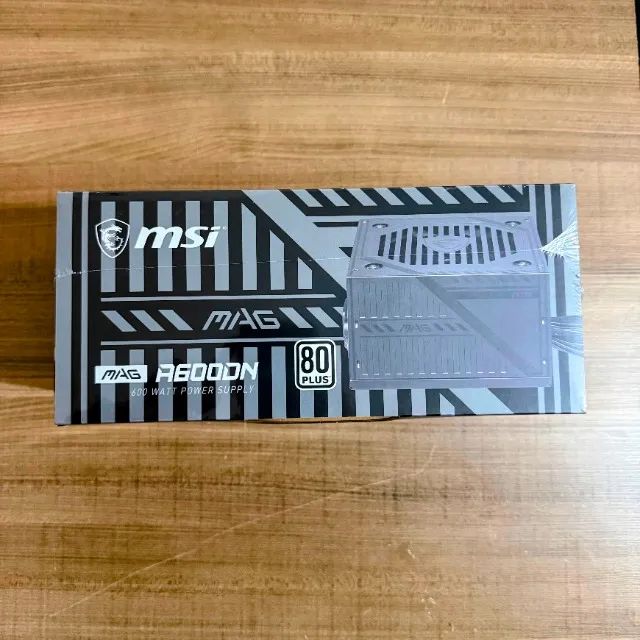 Fonte MSI MAG 600w 80 Plus A600DN Lacrada! - Foto 2