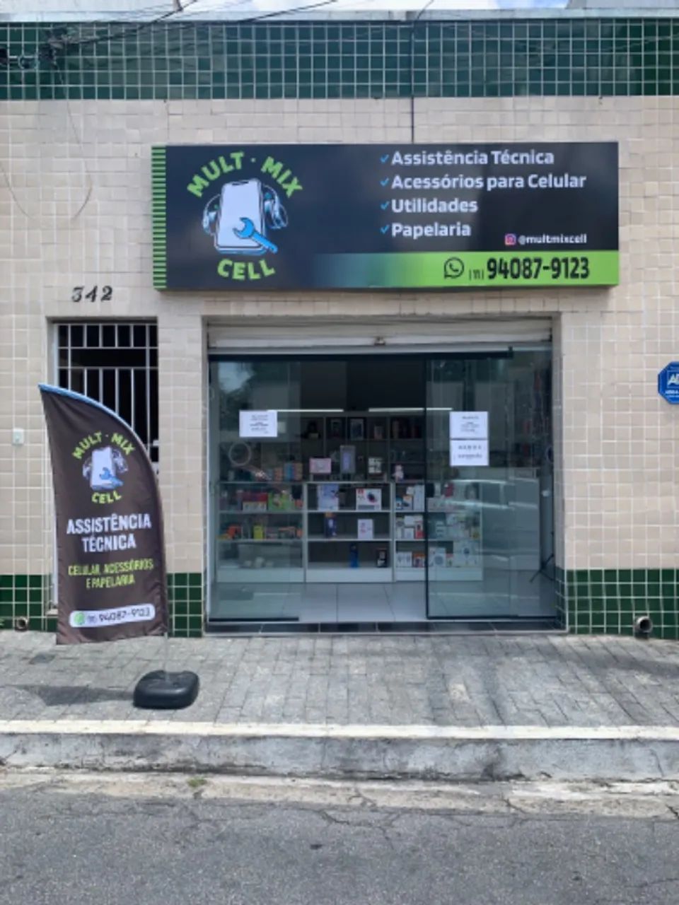 Porta de Vidro para Loja