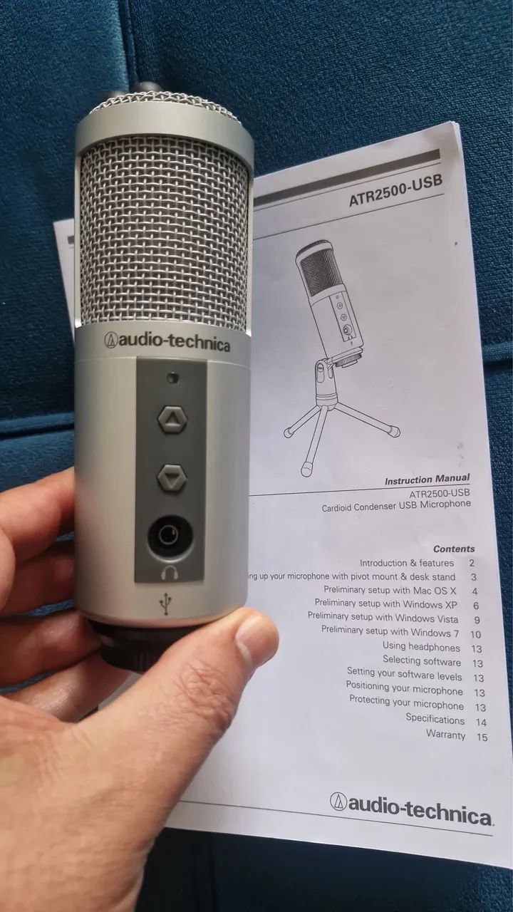 Microfone Audio-Technica ATR2500-USB - Foto 2