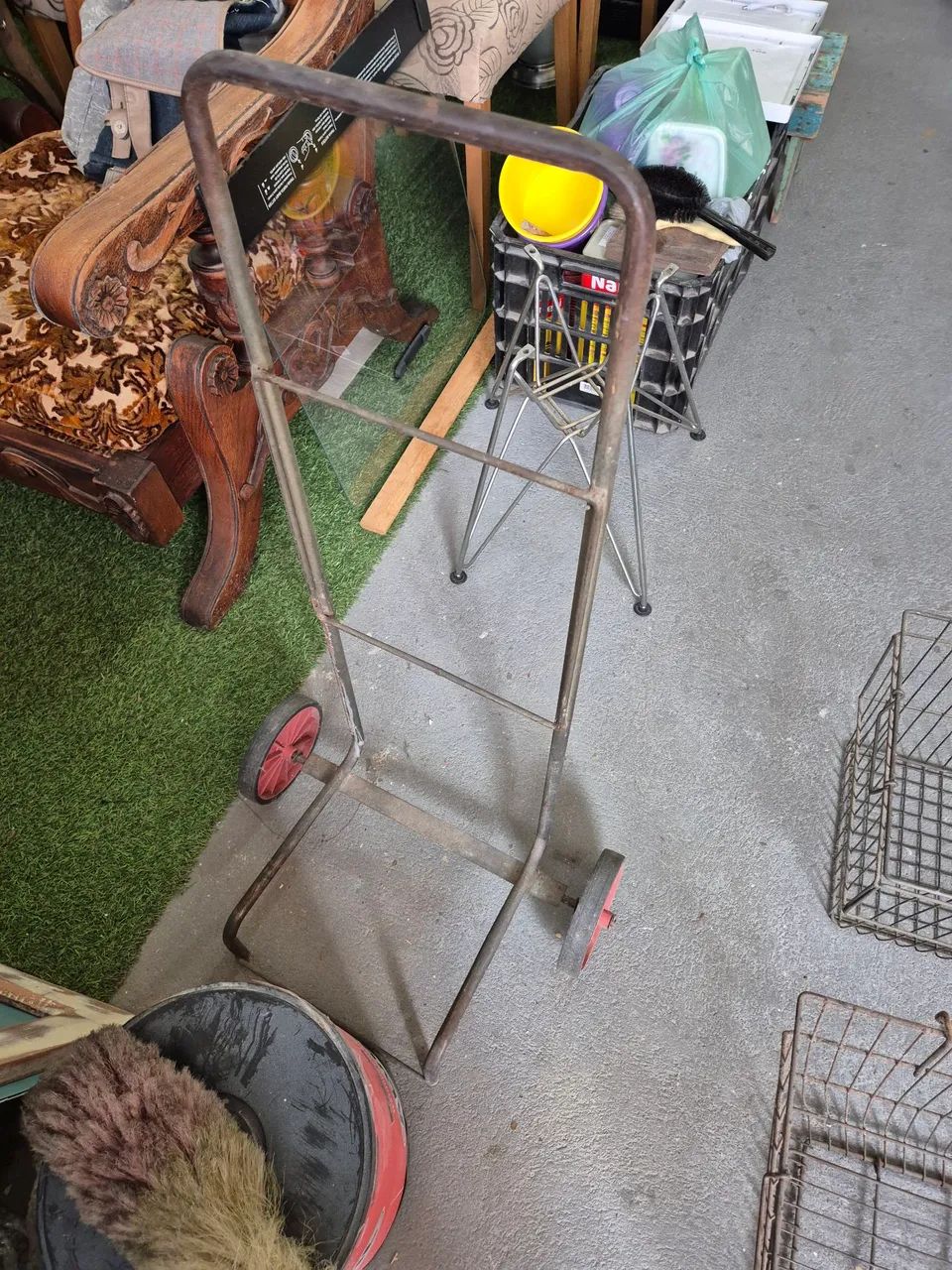 Carrinho de feira antigo - Foto 2