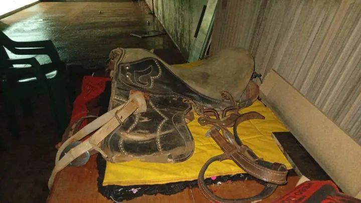 Vendo sela de vaquejada original de competição com cabeçada freio e baxeiro - Foto 6