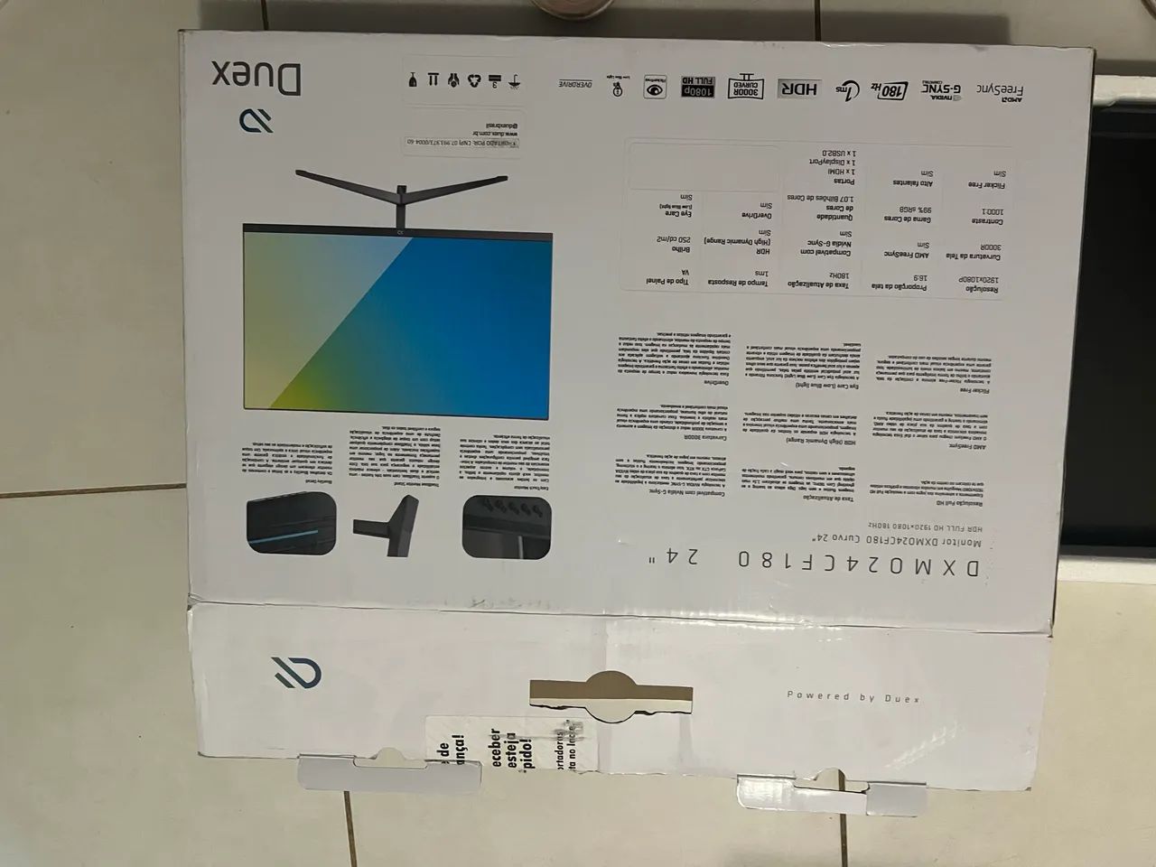 Monitor 24polegadas 180HZ/mouse Attack Shark X11 - Foto 3