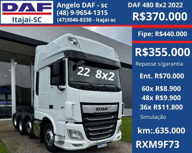 DAF 480 8x2 2022 - Super 