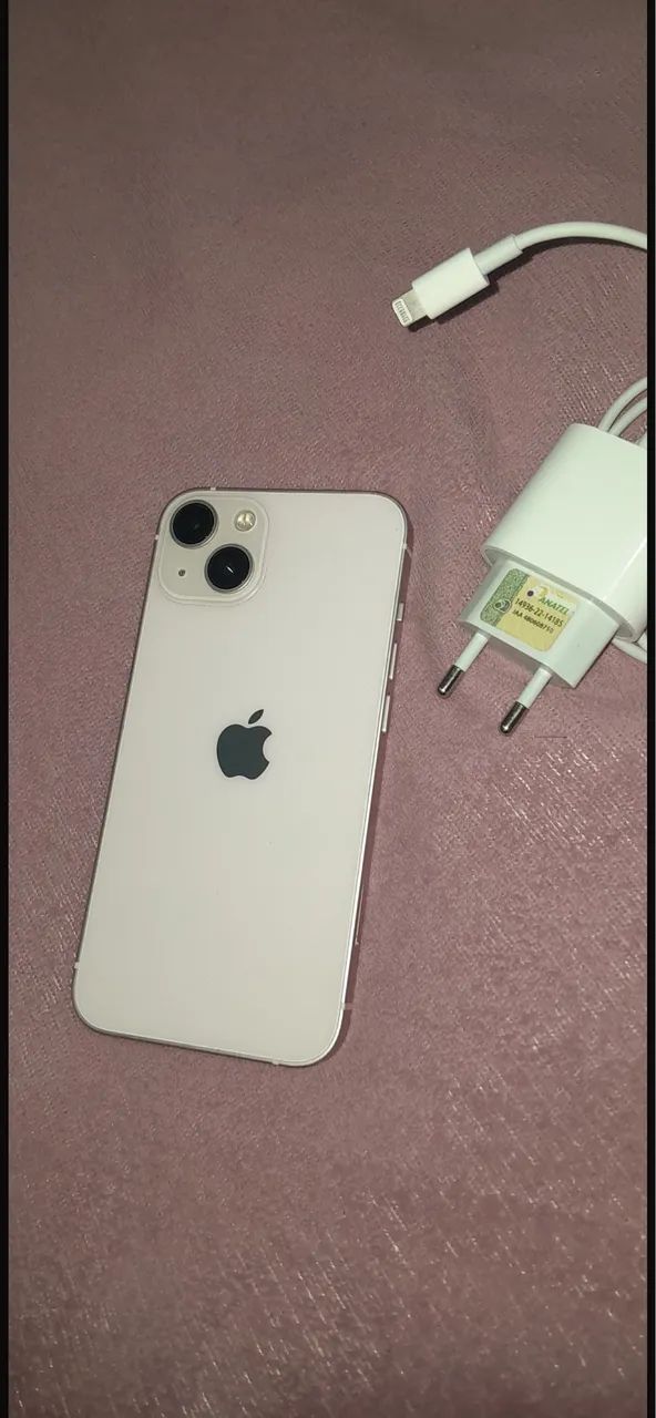 Vendo ou troco iphone 13 normal rose