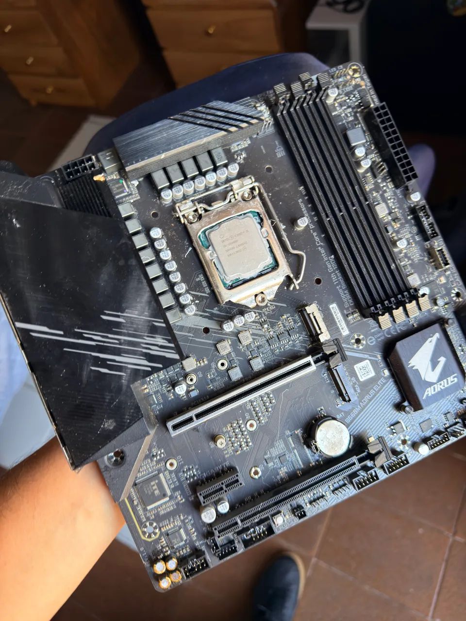 I5 10400F + B560m aorus elite placa mãe  - Foto 2