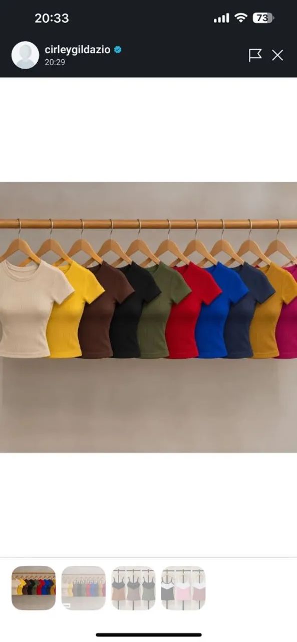 Blusas femininas no canelado  - Foto 3