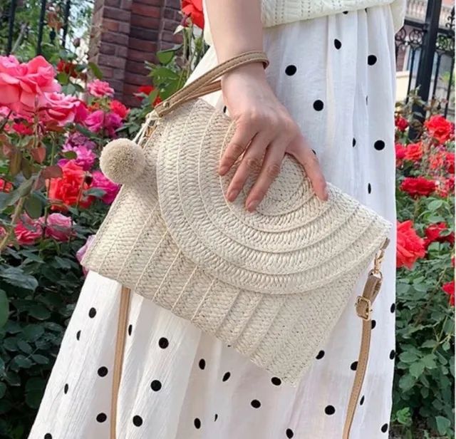 Bolsa Palha Off White