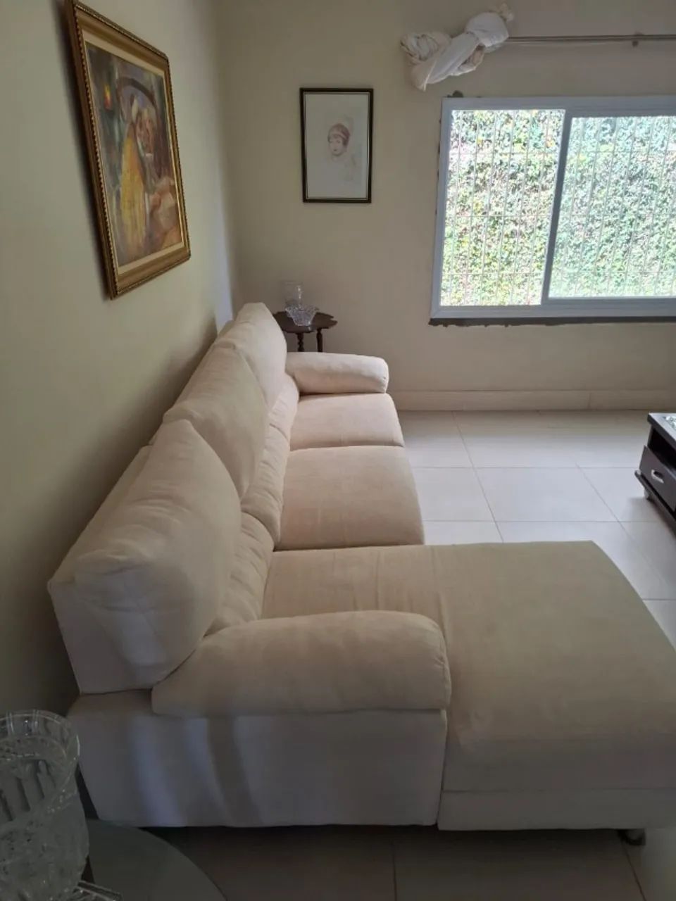 Sofá 2,50m com Chaise - Conservado - Foto 2