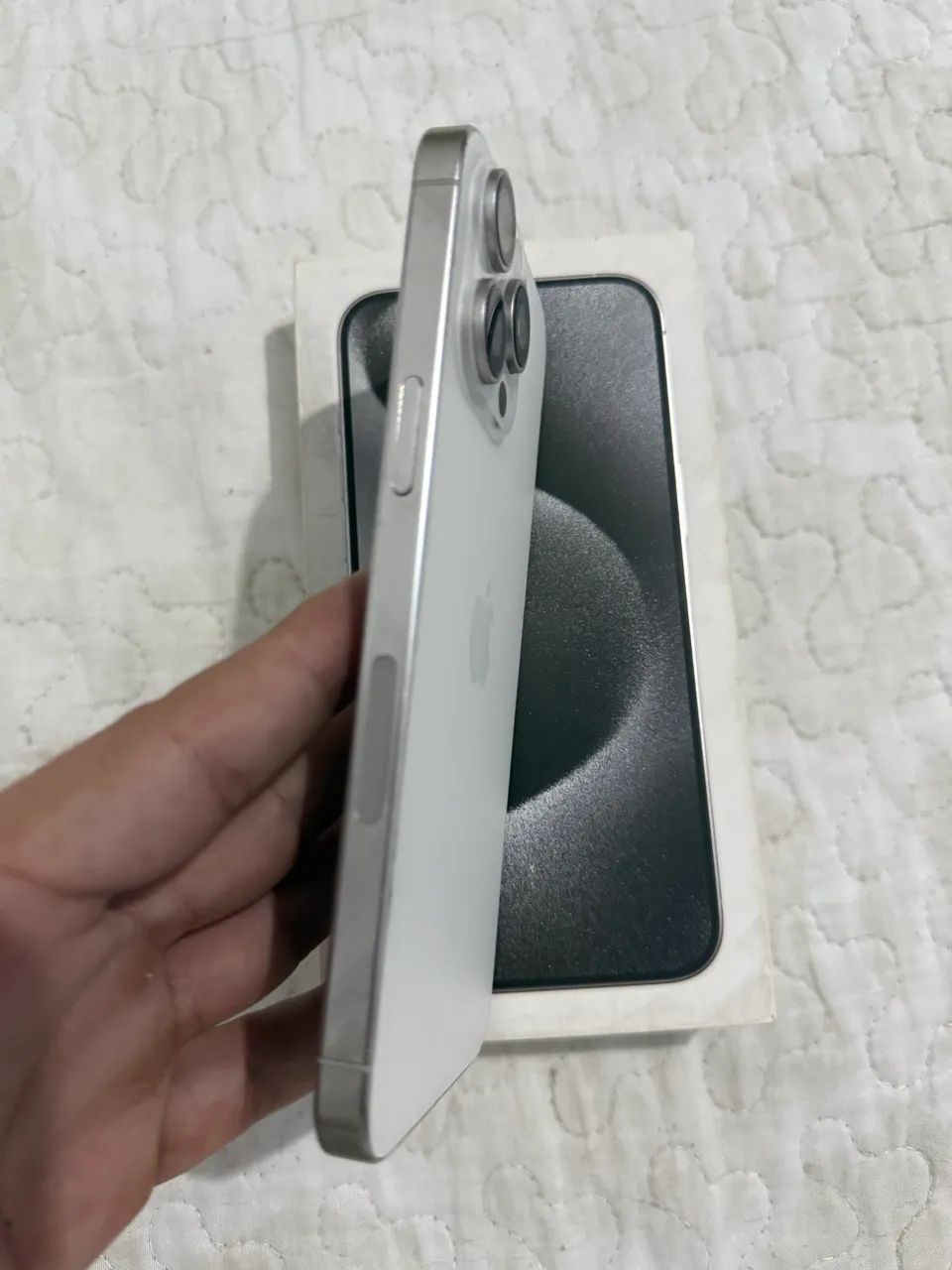 IPHONE 15 PRO MAX 256GB BRANCO - Foto 5